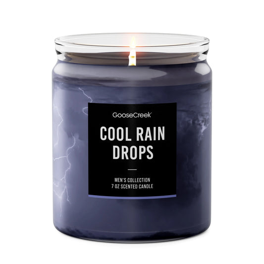 Cool Rain Drops 7oz Single Wick Candle