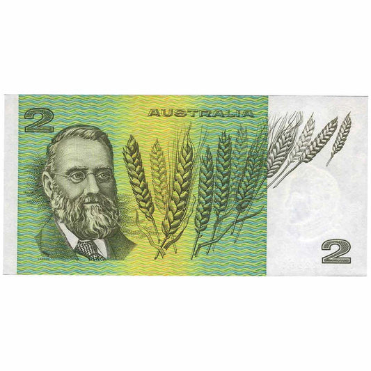Australia 1985 $2 R89L Johnston/Fraser LQG Last Prefix Uncirculated Banknote