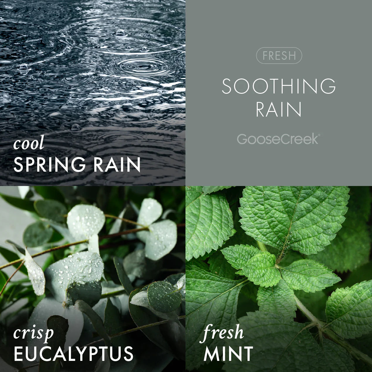 Soothing Rain 3-Wick Candle