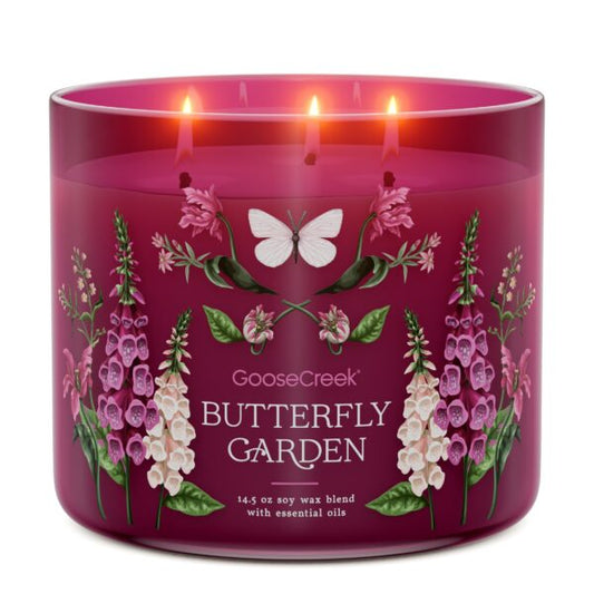 Butterfly Garden 3-Wick Candle