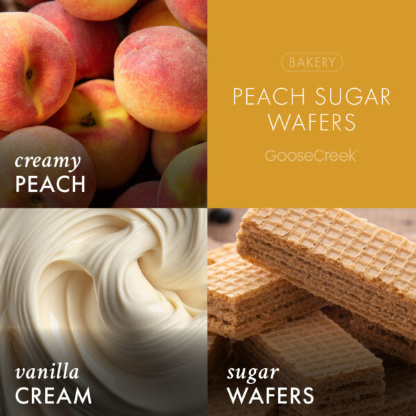 Peach Sugar Wafer Large 3-Wick Candle